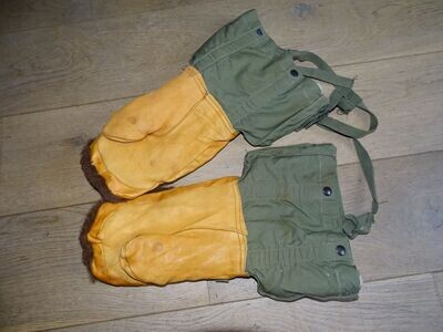 Moufles / gants US AIR FORCE ARTIC 1950's en toile coton