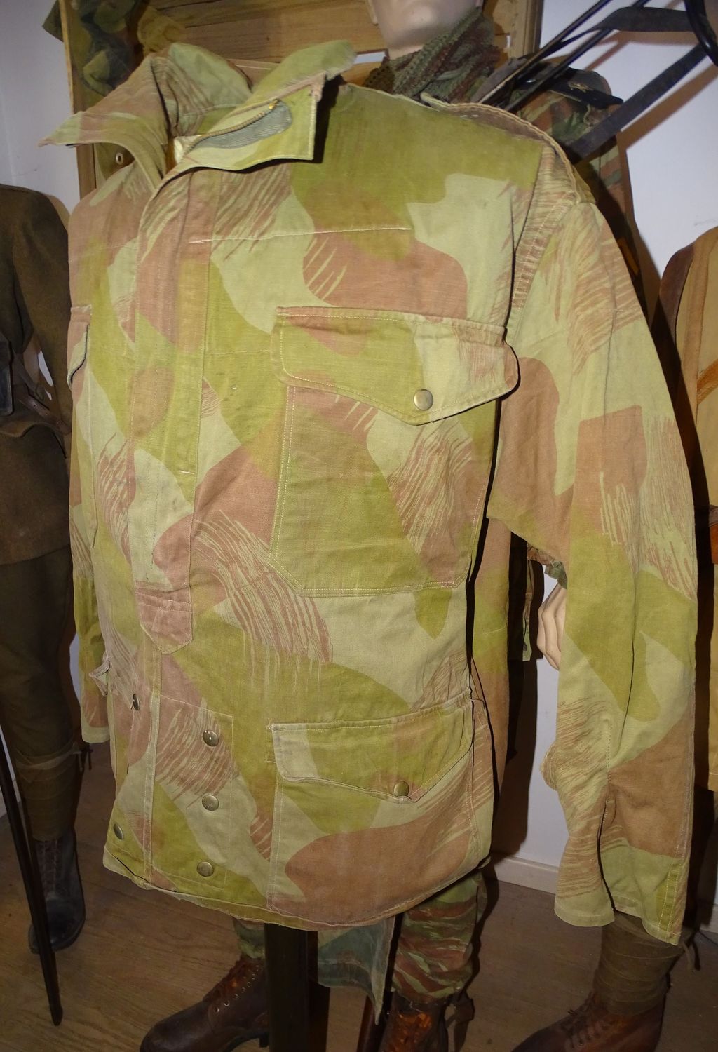 Denison Smock ABL premier type camouflage Congo 1952 ,superbe.