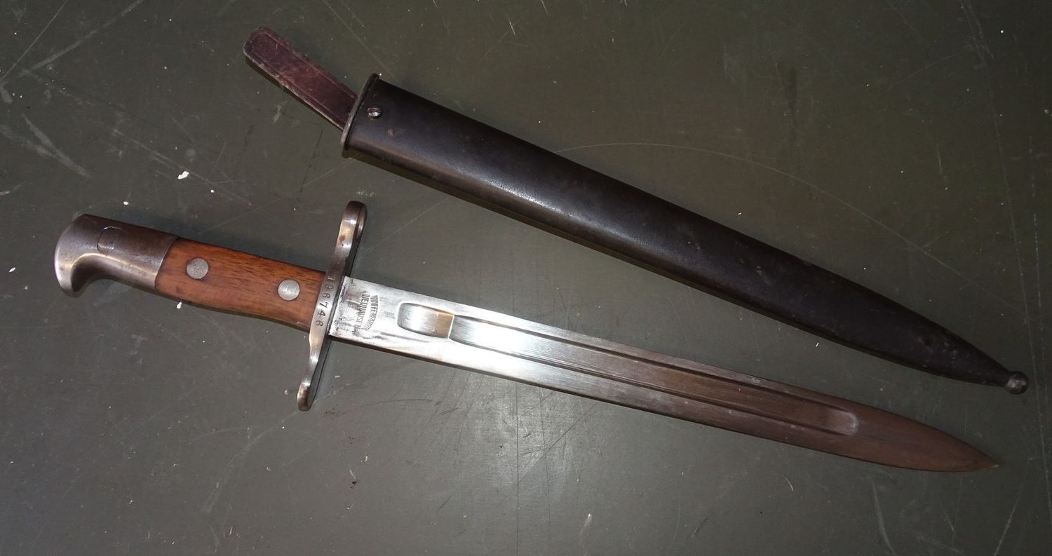 Baionnette Suisse 1889  second type ,1896