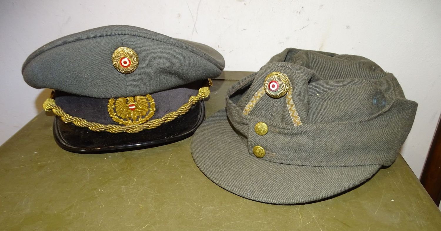 Casquette Autrichienne lot de 2.