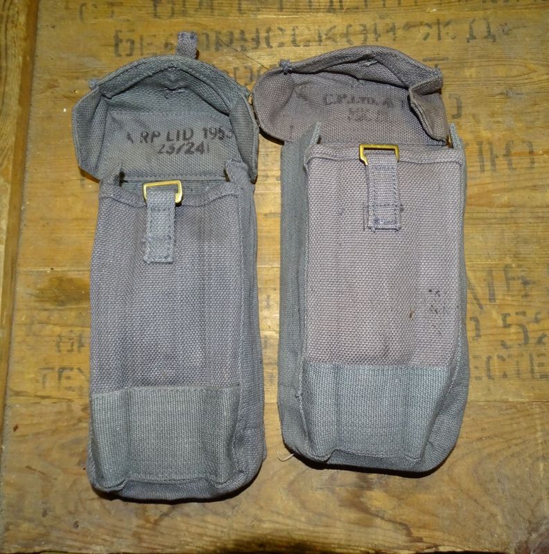 Paire de  Pouch / cartouchières RAF British Pattern 37 .Cartouchières Anglaises MK III .1952/53