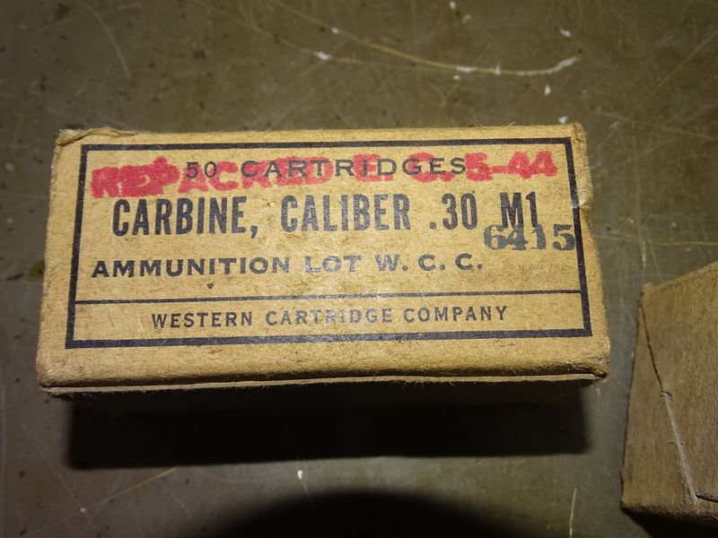 Boîte vide de cartouches .30-USM1- Western Cartridge Company-1944.