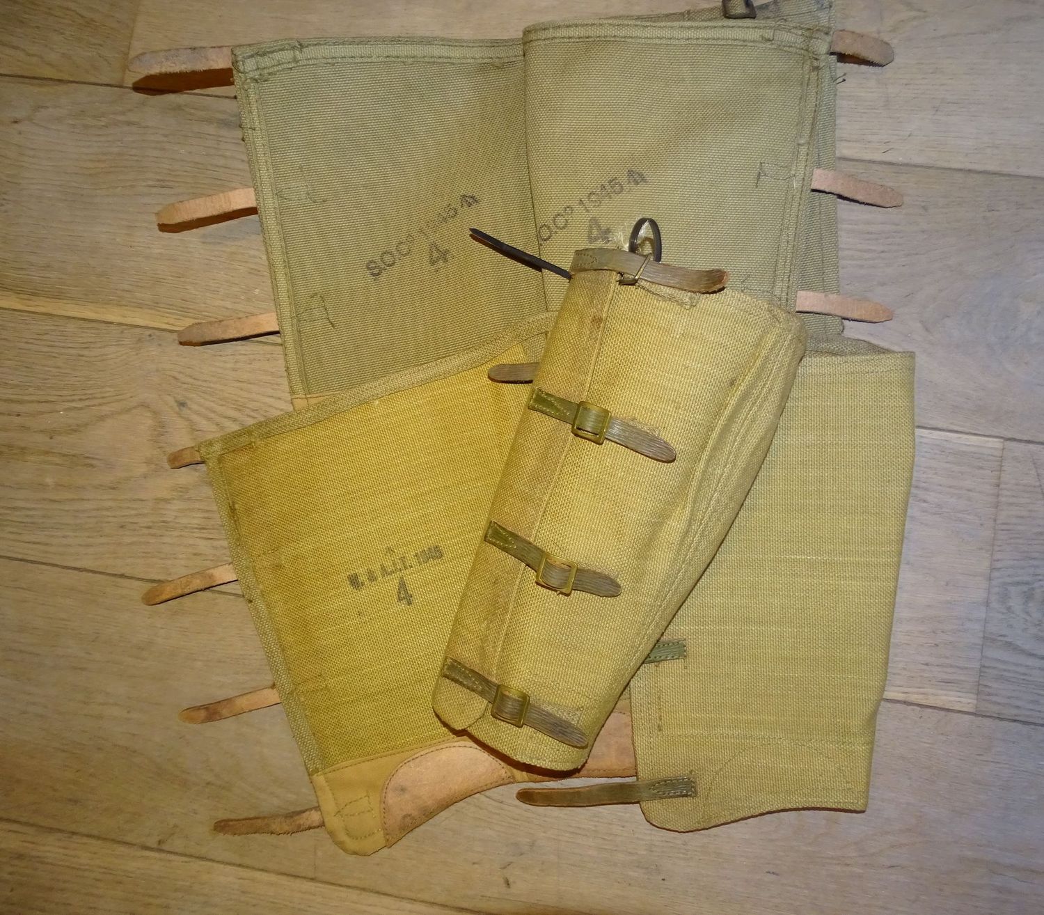Paire de Guêtres de Motocycliste Britannique WW2 - 1945, Taille 4