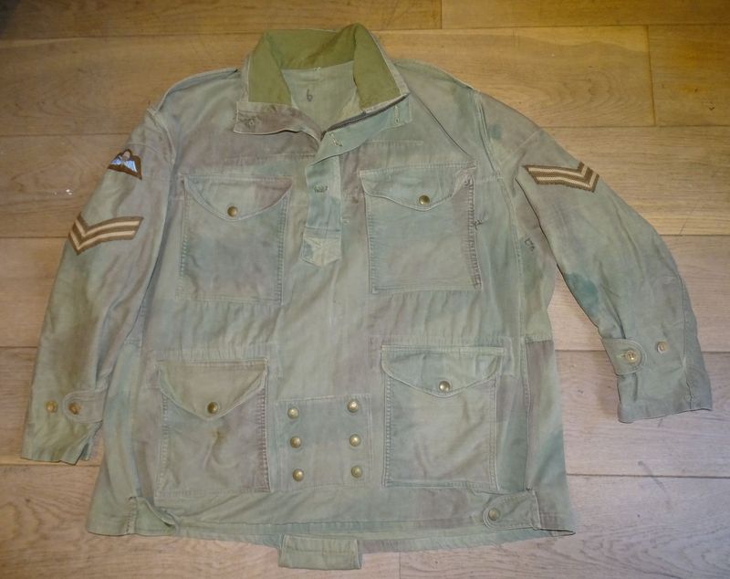 Rarissime Denison Smock de fabrication anglaise pour l'armée belge