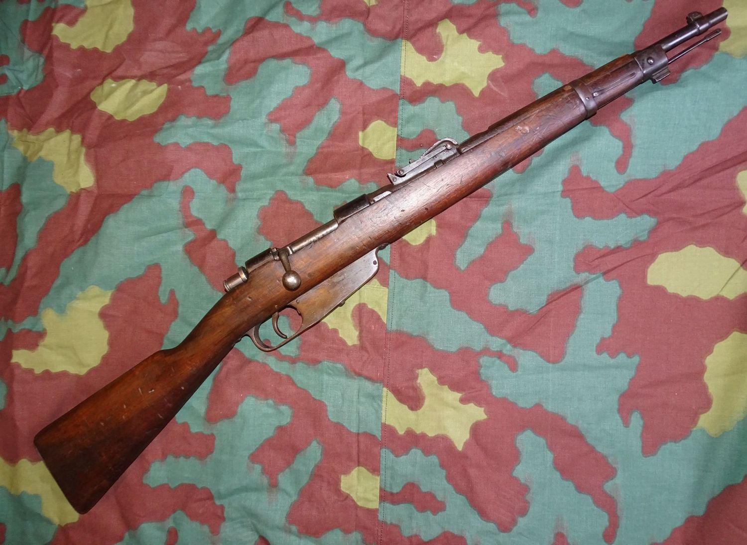 Carabine Carcano 1891/24 TS Mousqueton - Terni 1916, Catégorie D,bon état.