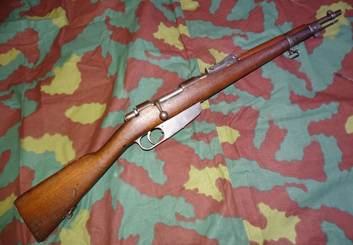 Carabine Carcano 1891/24 TS Mousqueton - Terni 1918, Catégorie D,bon état.
