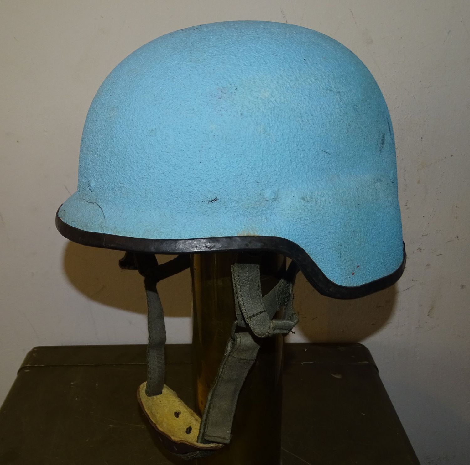 Casque Spetra Gallet Français Bleu ONU 1983 - Grande Taille - Collector