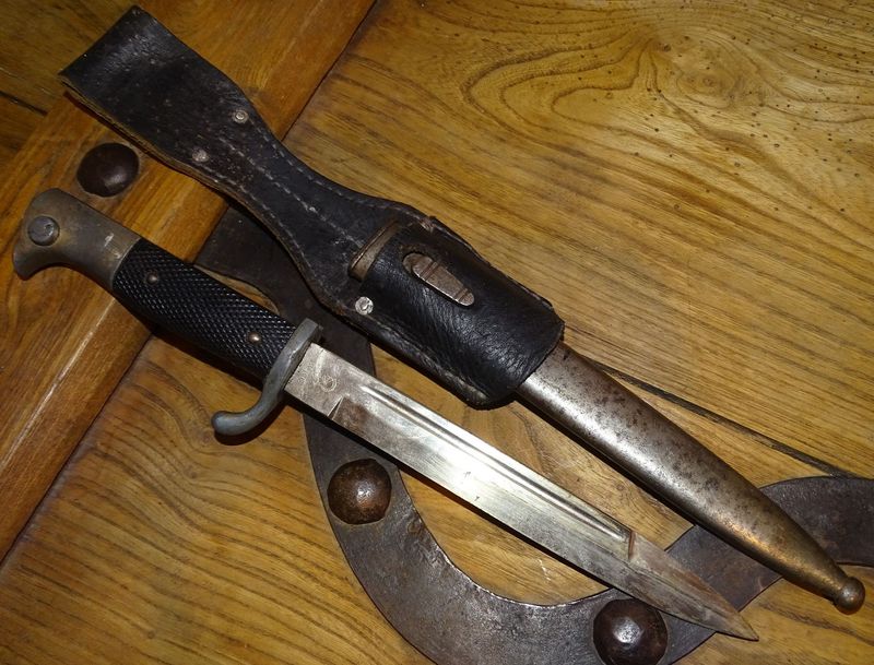 Baïonnette K98 de parade, modèle à lame courte – Fabricant WKC.