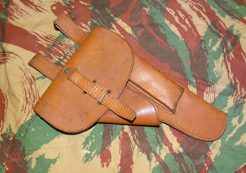 Holster / Étui Cuir GT 48 pour MAC 50 - 1er Type ( non Modifié)