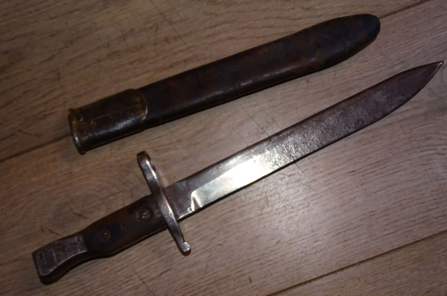 Baïonnette Ross Mk II Modèle 1910 datée 1915 - Canadienne WW1