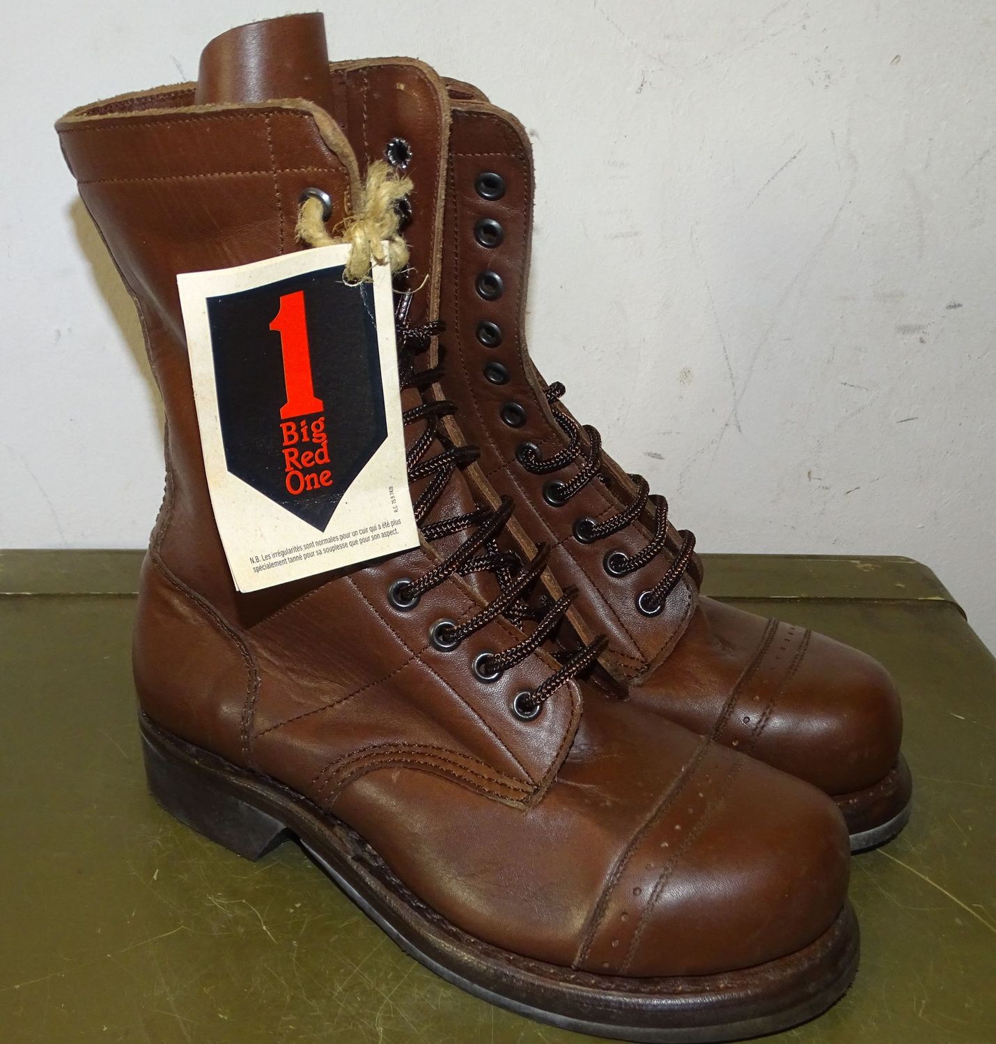 Bottes de saut US Corcoran vintage début 1990s – Taille 37 neuves