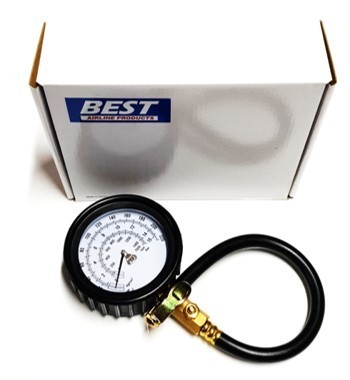 BEST DIAL-TYPE **PRESSURE** GAUGE WITH CLIP-ON CHUCK
