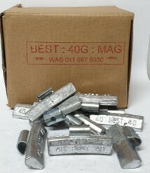 BEST MAG 40G LEAD WHEEL WEIGHT/50 PER BOX