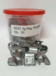 BEST MAG 5G LEAD WHEEL WEIGHT/50 PER BOX