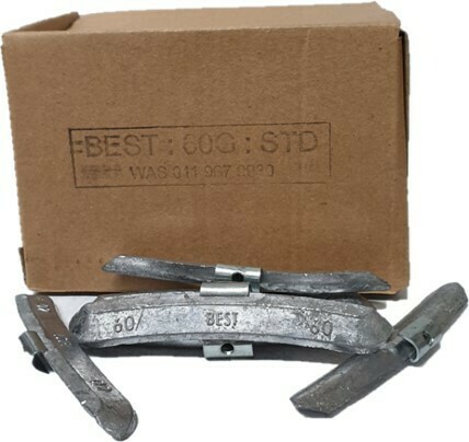 BEST STD 60G WHEEL WEIGHT/50 PER BOX