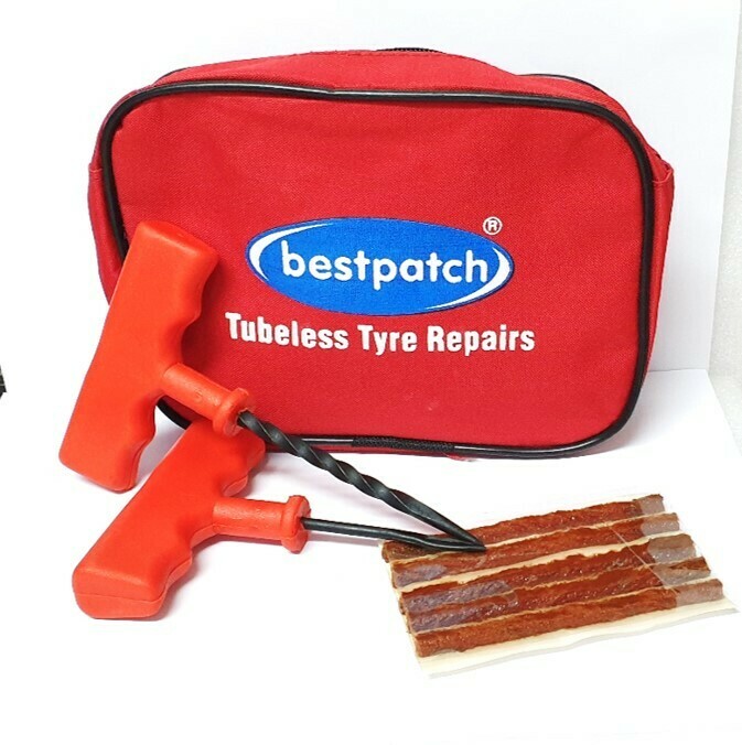 BESTPATCH TUBELESS REPAIR KIT IN RED POUCH