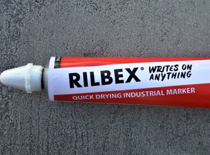 WHITE - MARKER FOR METALS,RUBBER,GLASS,PLASTIC