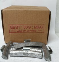 BEST MAG 60G LEAD WHEEL WEIGHT/50 PER BOX BEST MAG 60G LEAD WHEEL WEIGHT/50 PER BOX