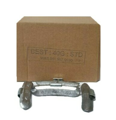 BEST STD 40G LEAD WHEEL WEIGHT/50 PER BOX BEST STD 40G LEAD WHEEL WEIGHT/50 PER BOX