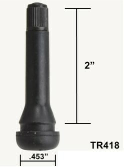 TR418 TUBELESS VALVE