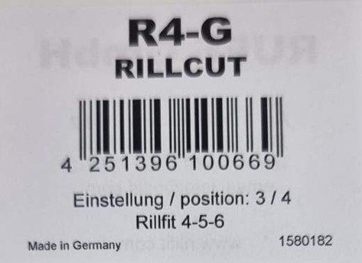 RILLCUT REGROOVING BLADES,R4/20