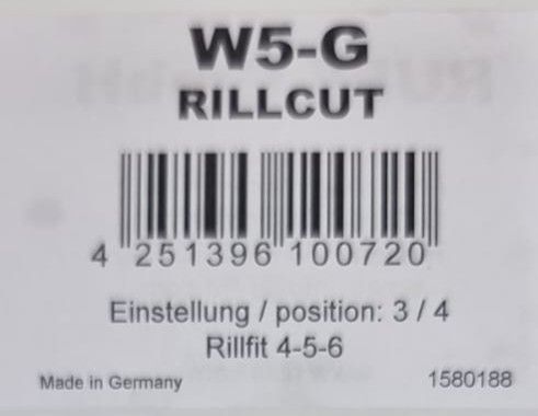 RILLCUT REGROOVING BLADES, W5G/ 20/PK