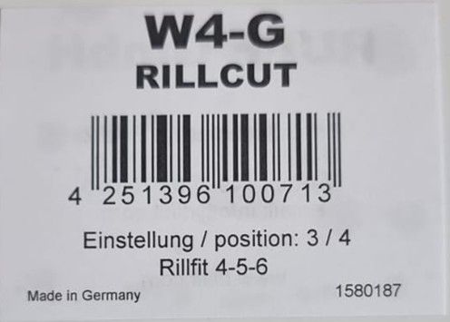 RILLCUT REGROOVING BLADES,W4/10