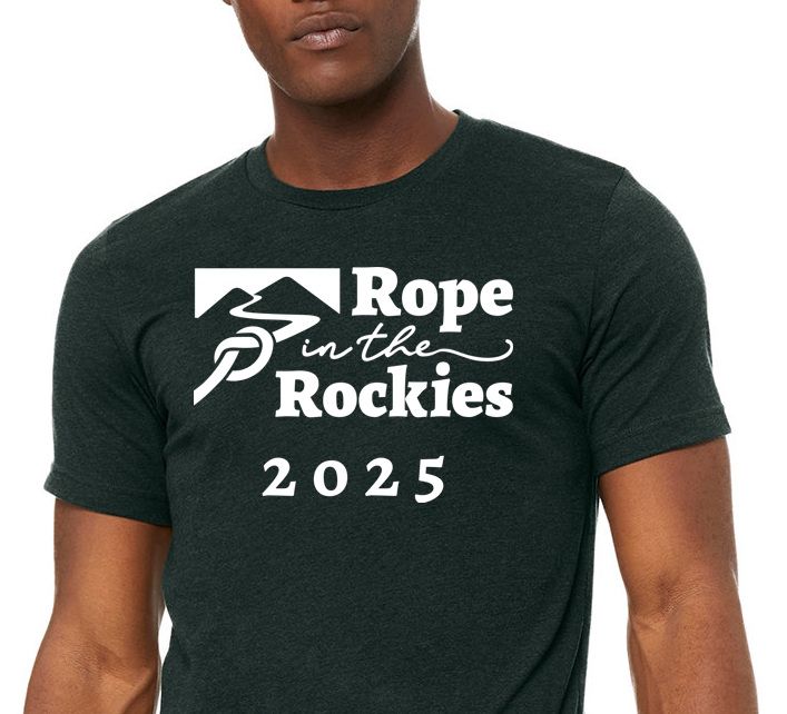 Rope in the Rockies 2025 T-Shirt - Green