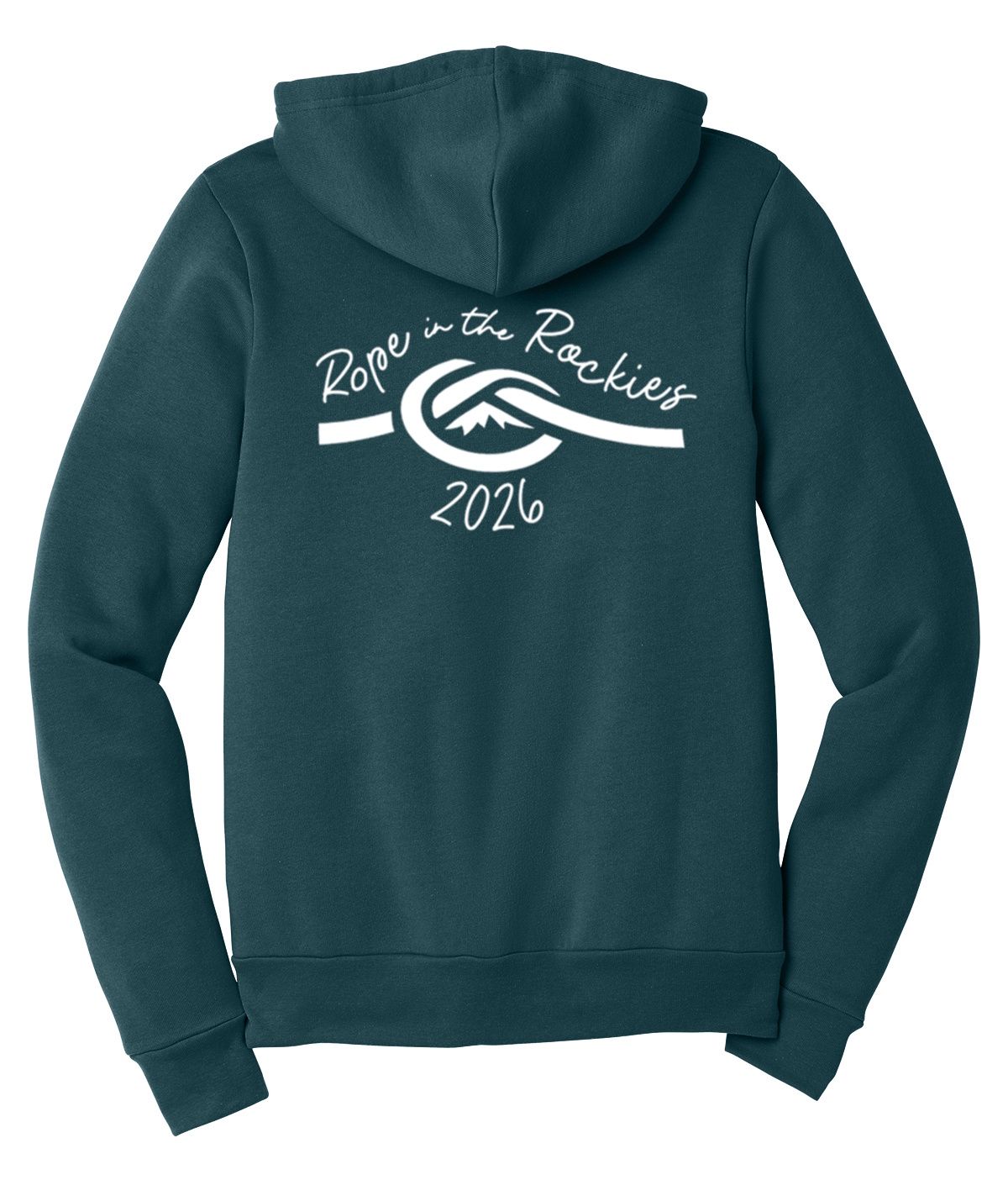 Fleece Full-Zip Hoodie - Atlantic Blue/Green