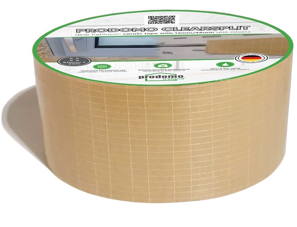prodomo ClearSplit, air tight corner tape, 48/12mm x 25m