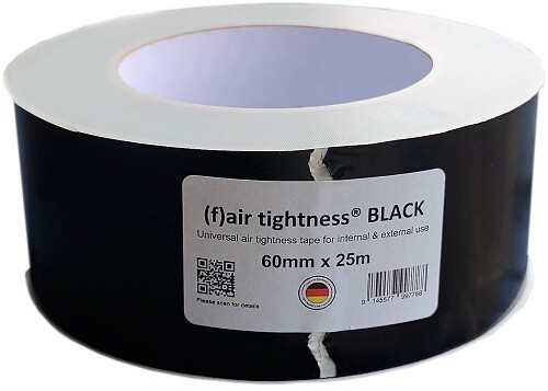 (f)air tightness® BLACK Air Tightness Tape