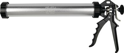 Tubular Caulking Gun for tubes and tubular sausages