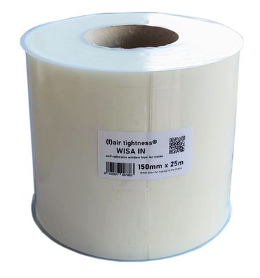 (f)air tightness® WISA IN self-adhesive window tape for inside