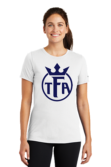 Nike Ladies Dri-FIT Cotton/Poly Scoop Neck Tee