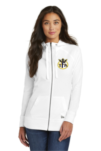 New Era® Ladies Sueded Cotton Blend Full-Zip Hoodie