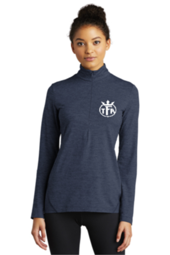 Sport-Tek® Ladies Exchange 1.5 Long Sleeve 1/2-Zip