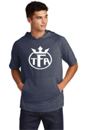 Sport-Tek ® PosiCharge ® Tri-Blend Wicking Short Sleeve Hoodie