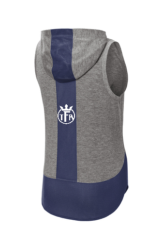 Sport-Tek ® Ladies PosiCharge ® Tri-Blend Wicking Draft Hoodie Tank