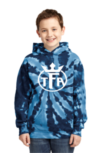 Port &amp; Company® Youth Tie-Dye Pullover Hooded Sweatshirt