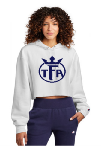 Champion ® Women’s Reverse Weave ® Cropped Cut-Off Hooded Sweatshirt