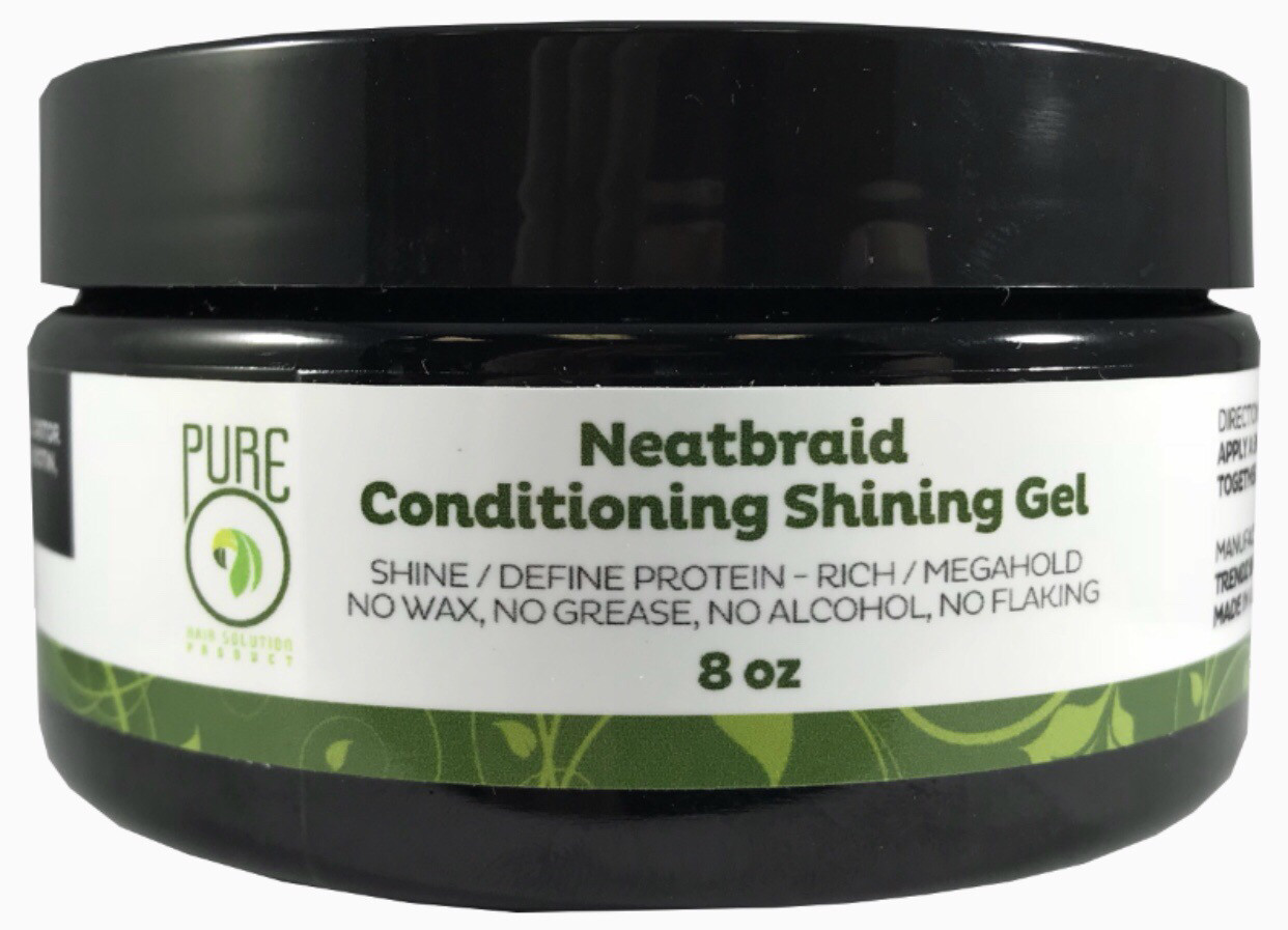 Pure O Neatbraid Conditioning Shining Gel 8 oz