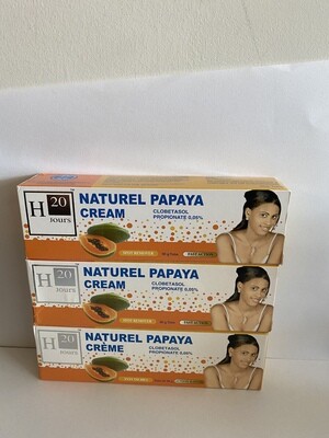 H20 Creme tube Papaya 1.76oz (Pack of 3)50g