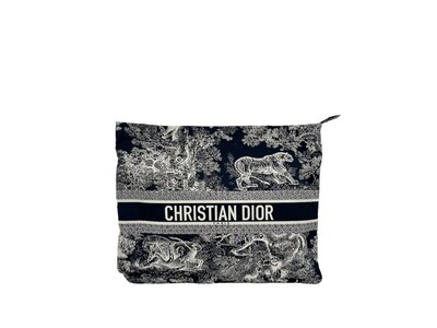 Dior travel clutch