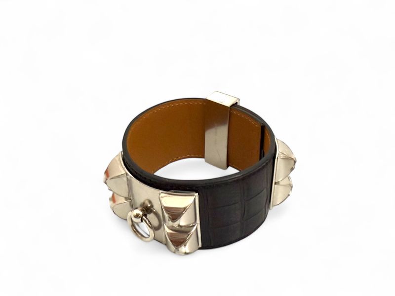 HERMES Collier de Chien Coccodrillo
