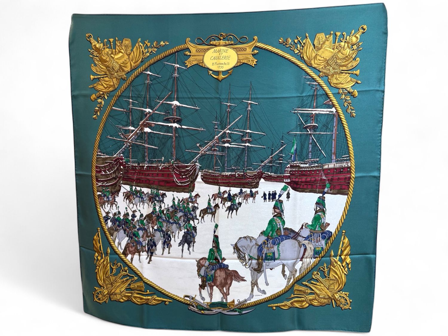 HERMES carré Marine Et Cavalerie by Ledoux