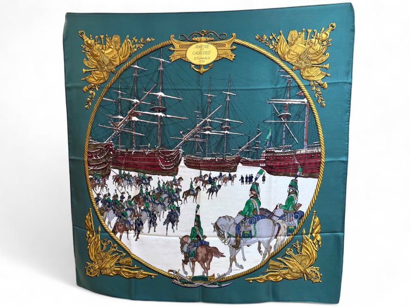 HERMES carré Marine Et Cavalerie by Ledoux