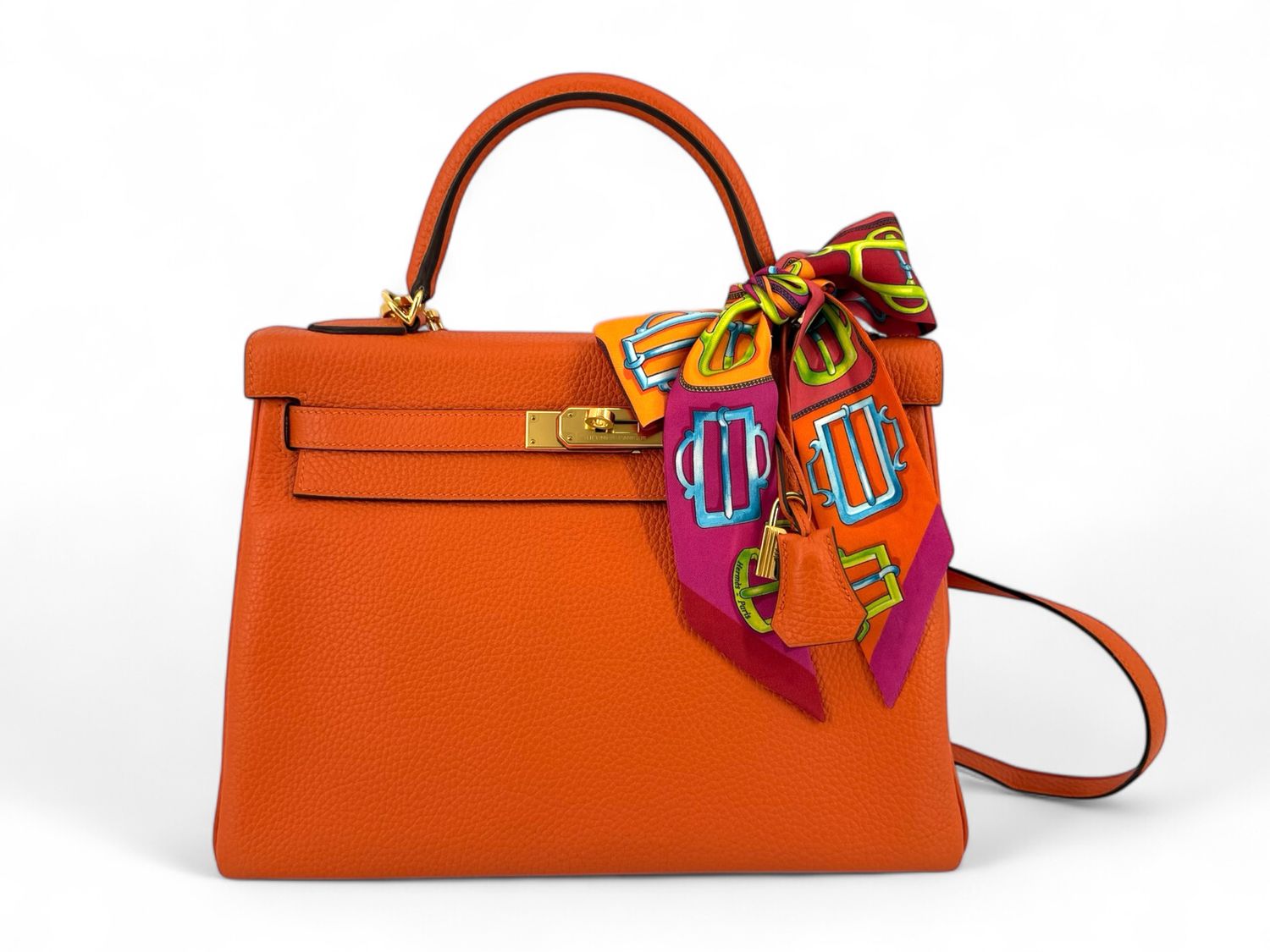 HERMES Kelly 32 Orange