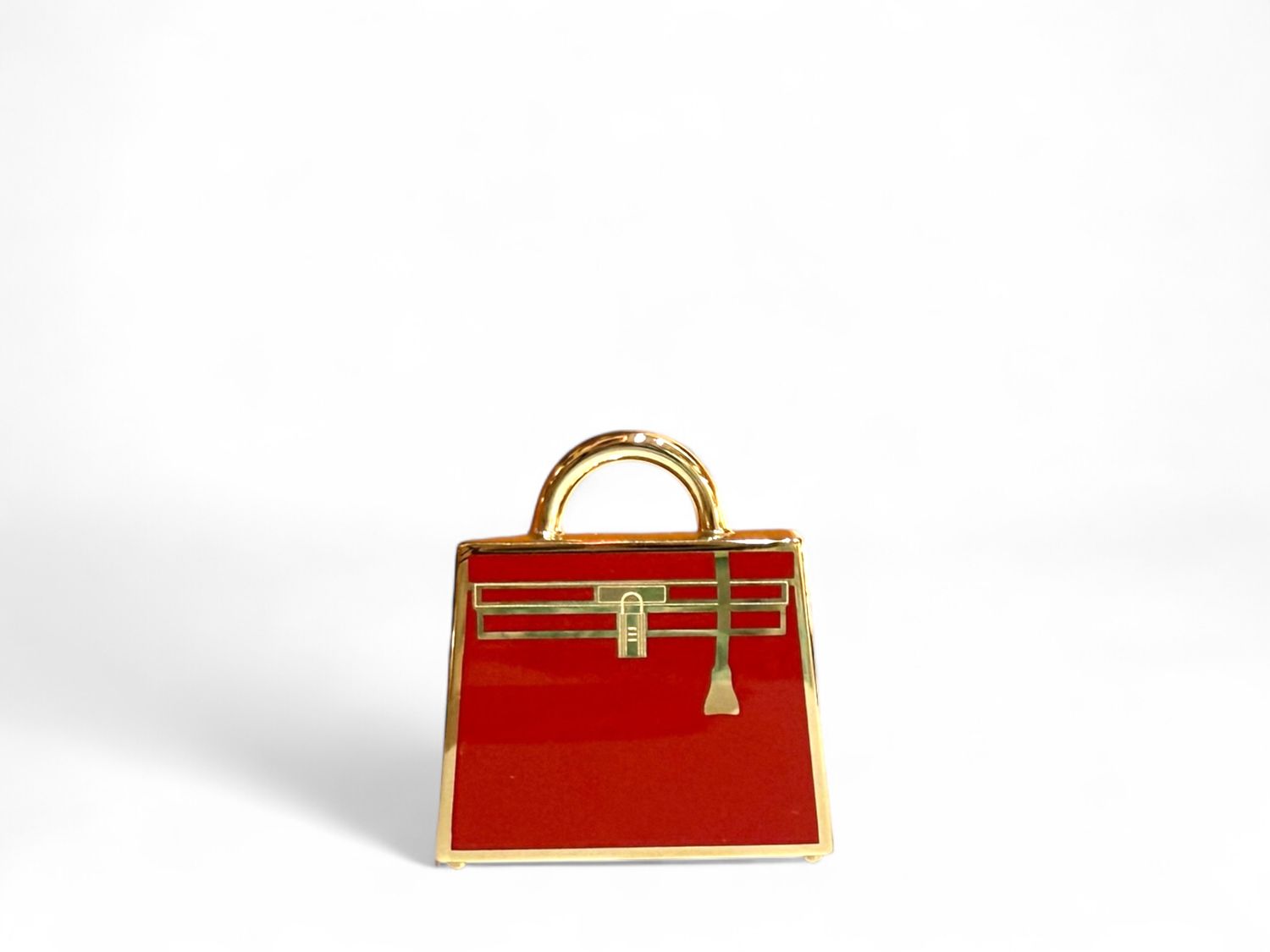 HERMES Curiosité Kelly Laque Charm