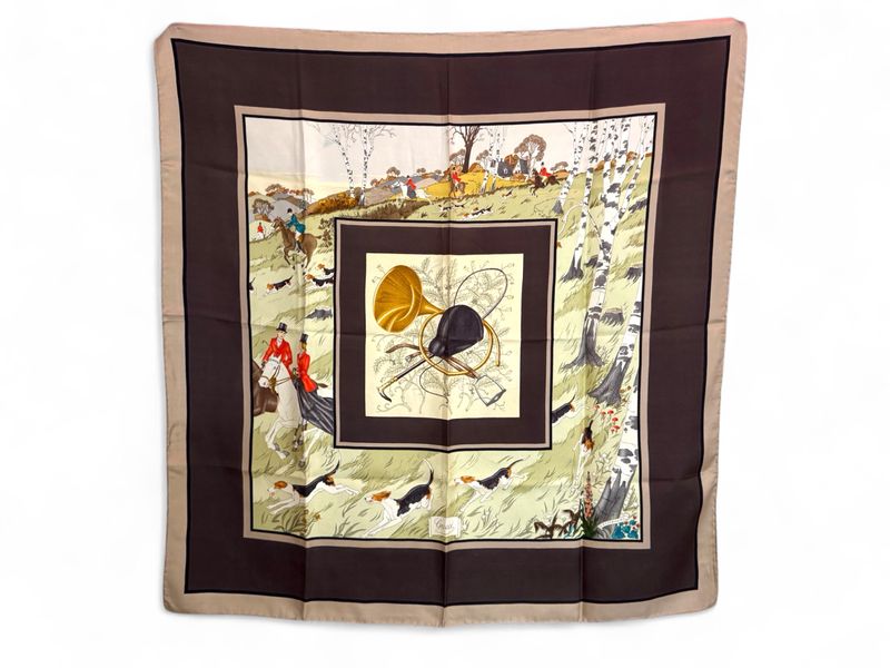 GUCCI carré Caccia Alla Volpe II by V. Accornero