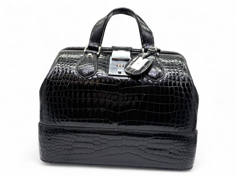 GUCCI baule in coccodrillo GUCCI baule in coccodrillo